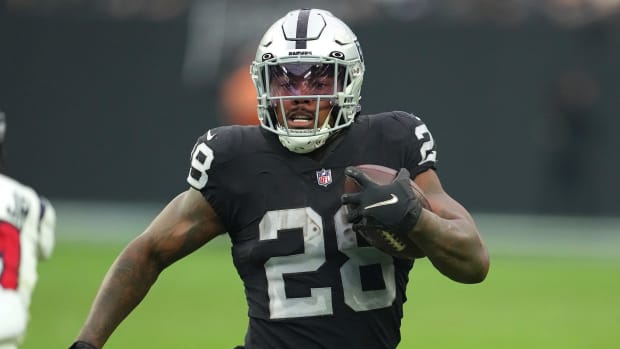 Las Vegas running back Josh Jacobs